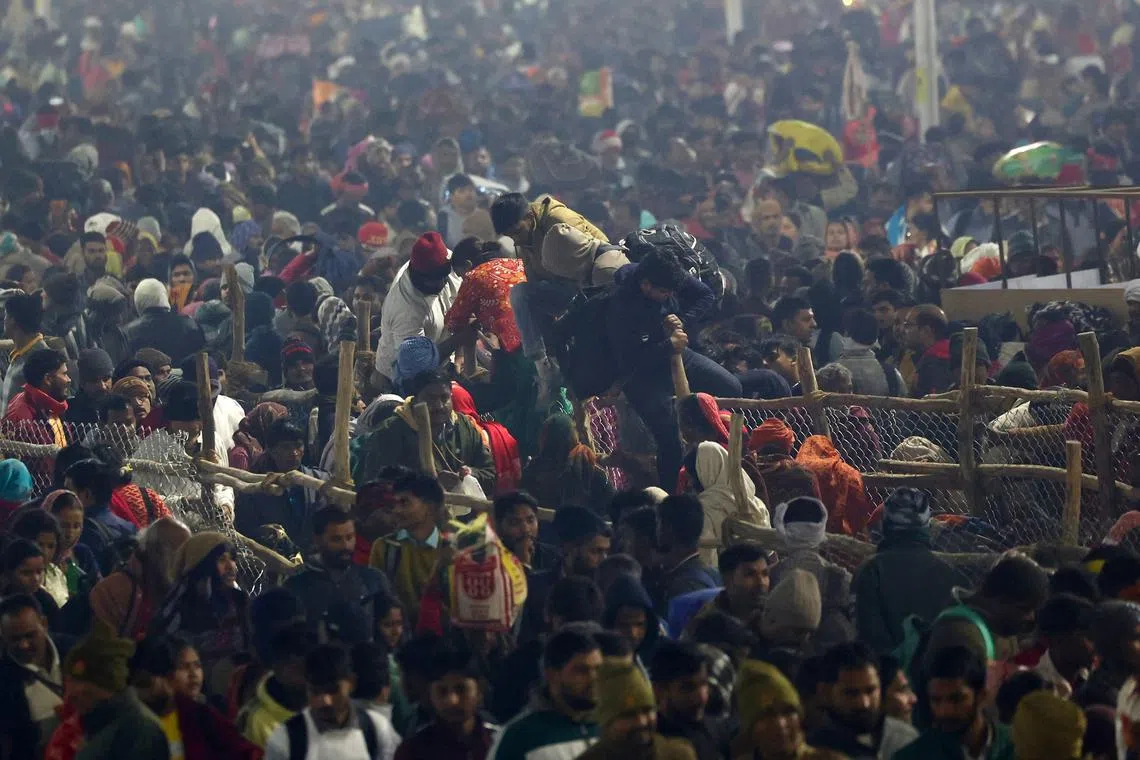Casualties reported in stampede at India’s giant Hindu festival