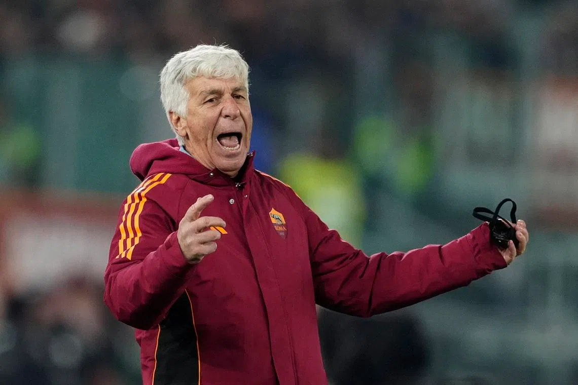Soccer Football - Serie A - AS Roma v Genoa - Stadio Olimpico, Rome, Italy - December 29, 2025 AS Roma coach Gian Piero Gasperini REUTERS/Matteo Ciambelli