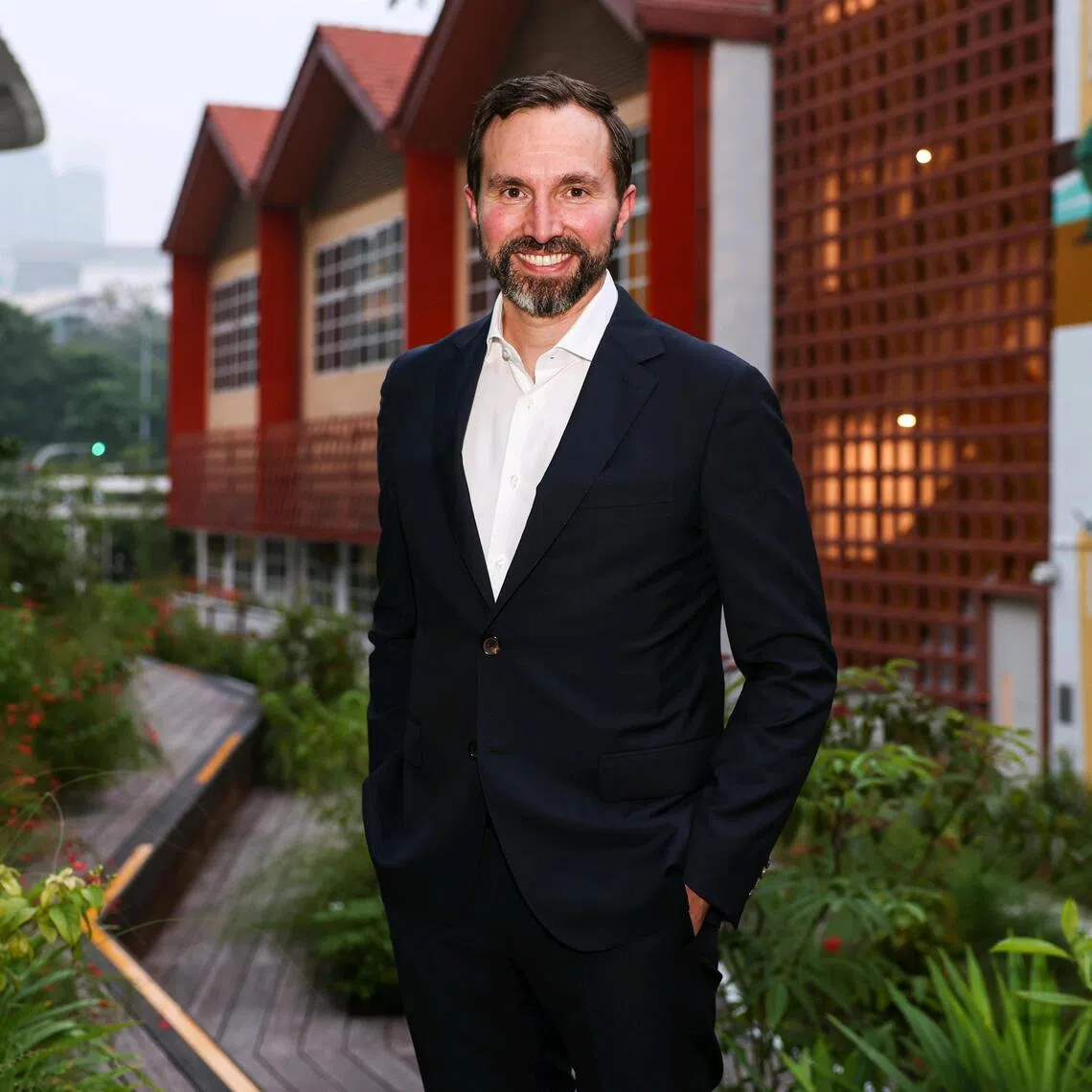 PhysicsX CEO and co-founder Jacomo Corbo at the launch of the PhysicsX Singapore Hub at Temasek Shophouse on Oct 8.