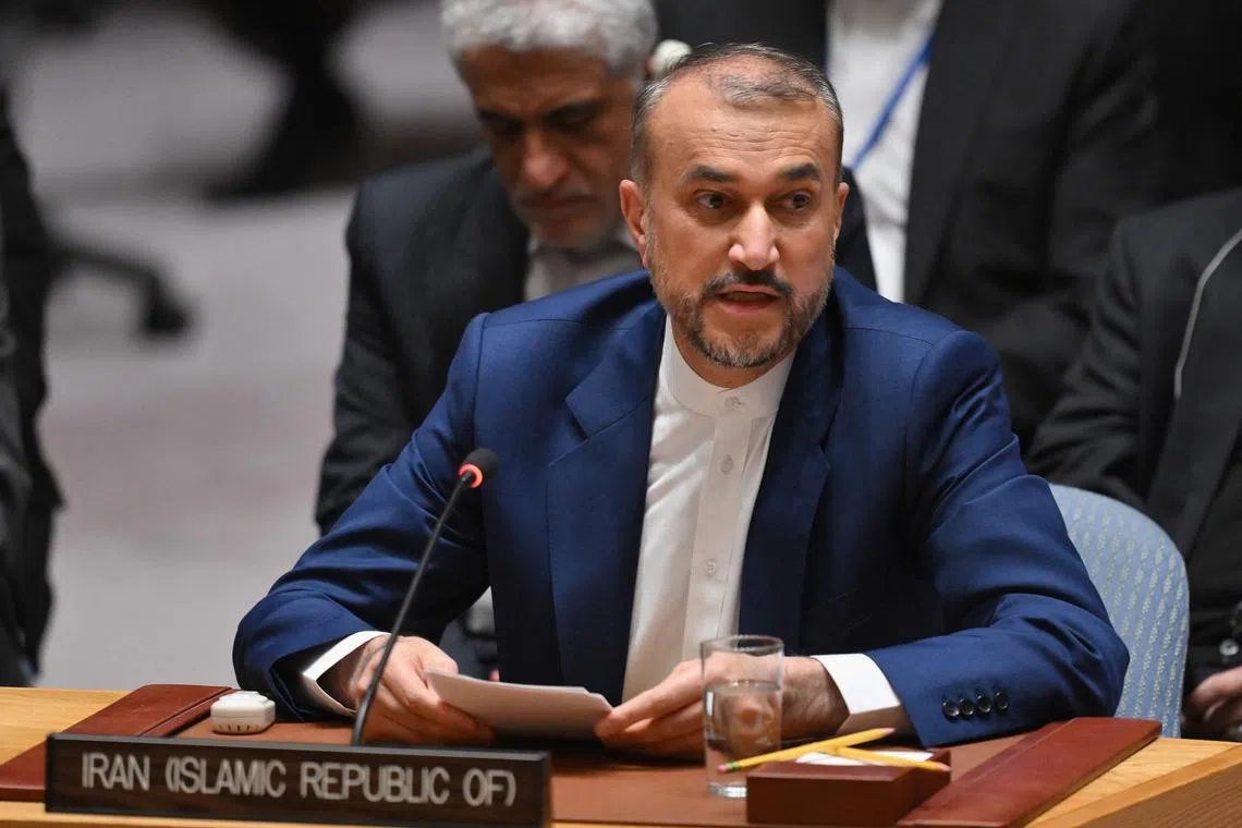 Iranian Foreign Minister Hossein Amirabdollahian said  the drones took off from inside Iran and flew for a few hundred meters before being downed.