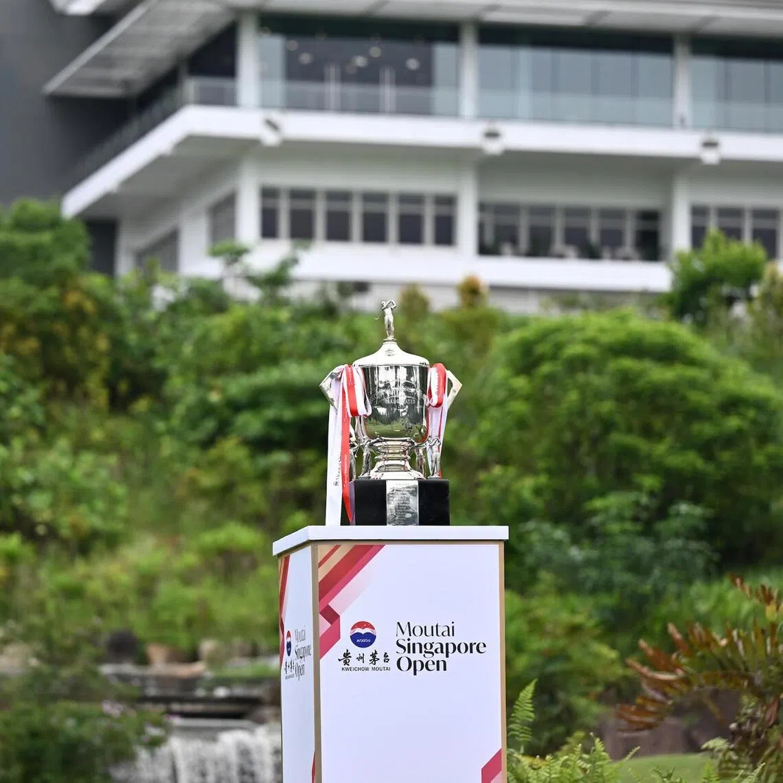 The Moutai Singapore Open trophy is up for grabs at the Singapore Island Country Club this weekend.