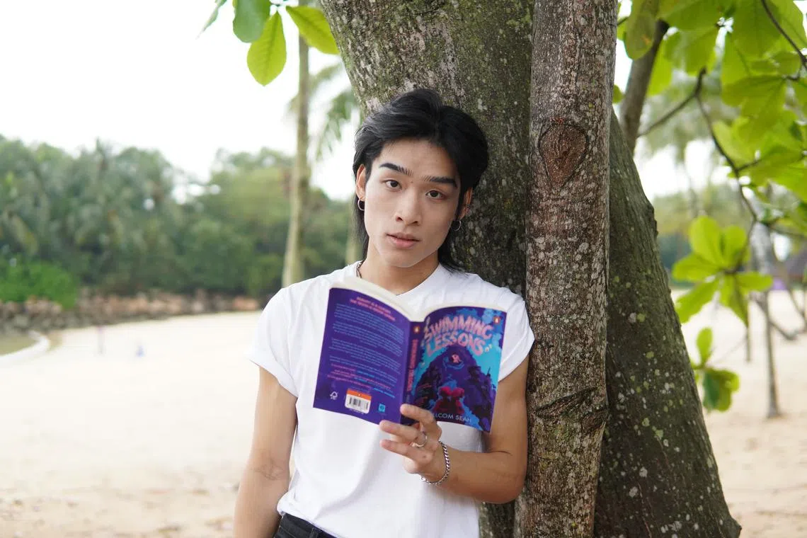 24-year-old Malcom Seah is the author of Swimming Lessons, releasing on April 29.