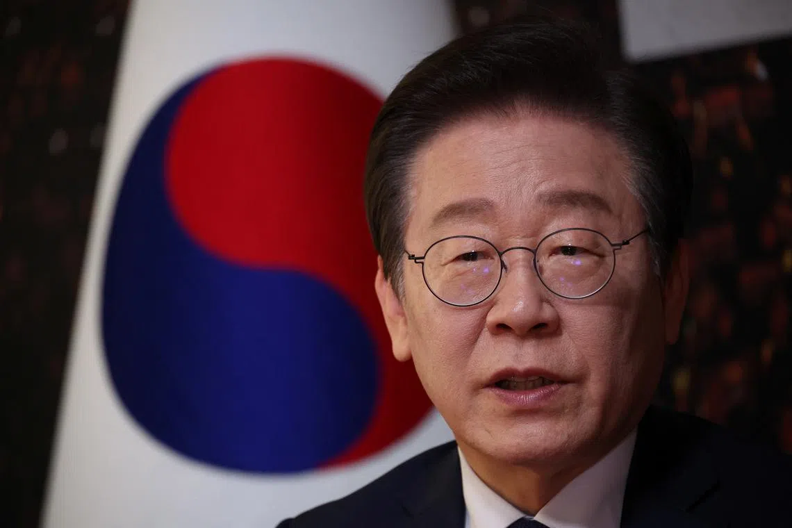 South Korea’s opposition leader Lee Jae-myung said Dec 7 that he was disappointed by President Yoon Suk Yeol’s pledge.