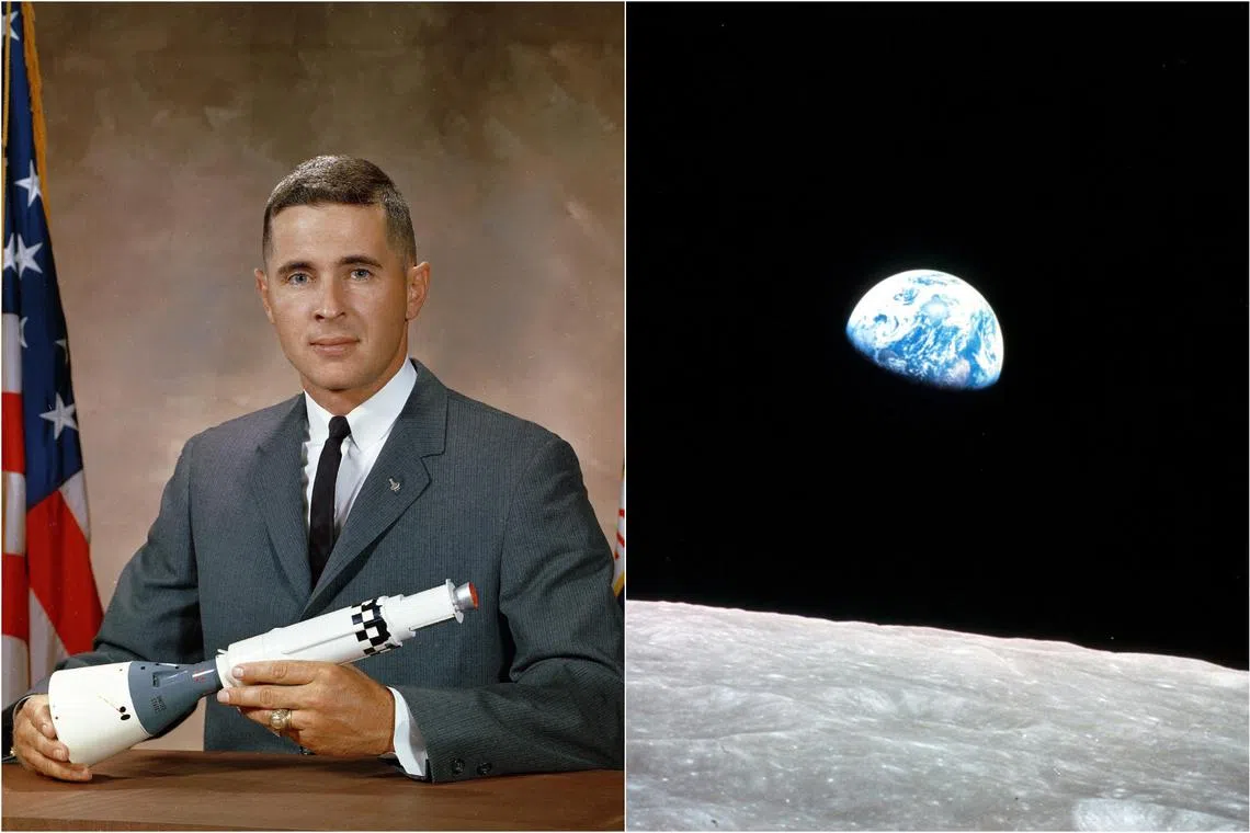 Retired astronaut William Anders captured the famed “Earthrise” photo during Nasa’s Apollo 8 mission in 1968.
