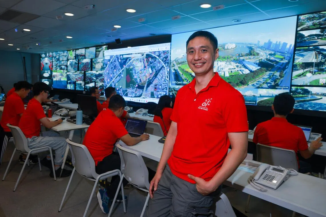 Senior Lieutenant Colonel Leonard Lim heads the Command and Control Group 2, which oversees the planning and execution of safety and security operations for the National Day Parade.