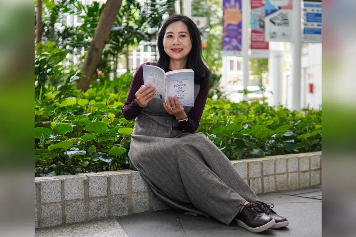 Sunnystep chief executive Mao Ting frequents the National Library with her children to read.