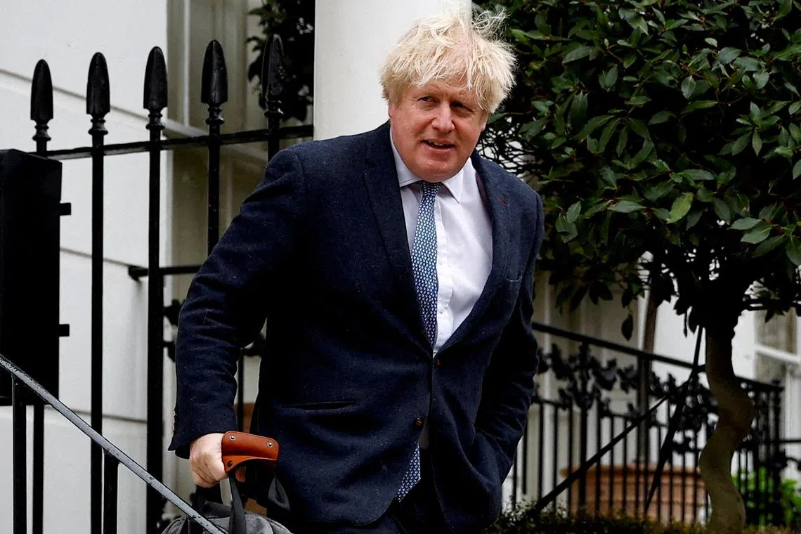 Former British PM Boris Johnson earned £4.8 million over the past year.