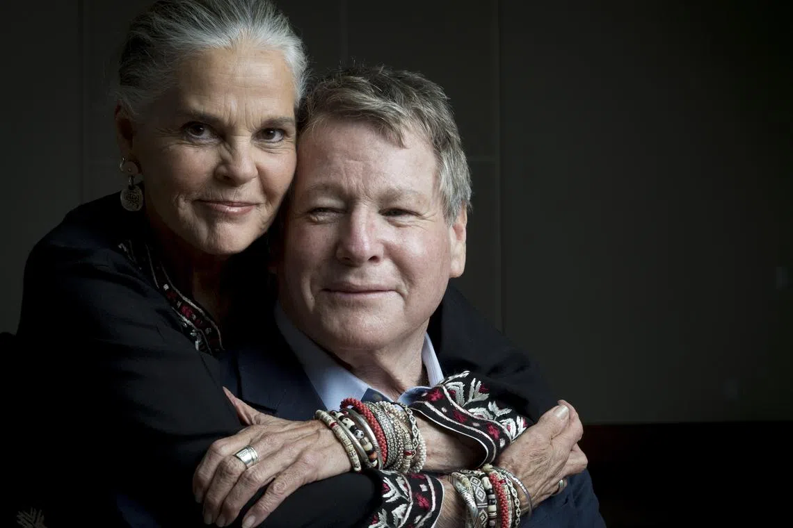 Ryan O'Neal who alongside Ali MacGraw (left) became an instant movie star in the hit film “Love Story,” and was a familiar face in both film and television for a half-century.