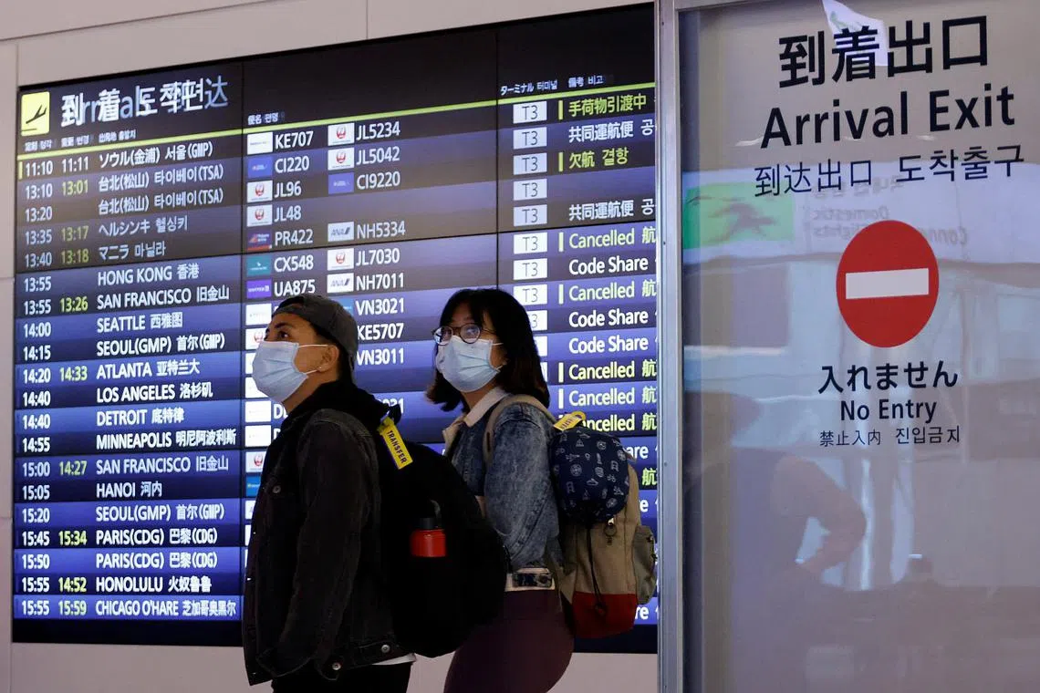 Japan will continue to ask airlines to limit additional flights from China, said Japanese PM Fumio Kishida.