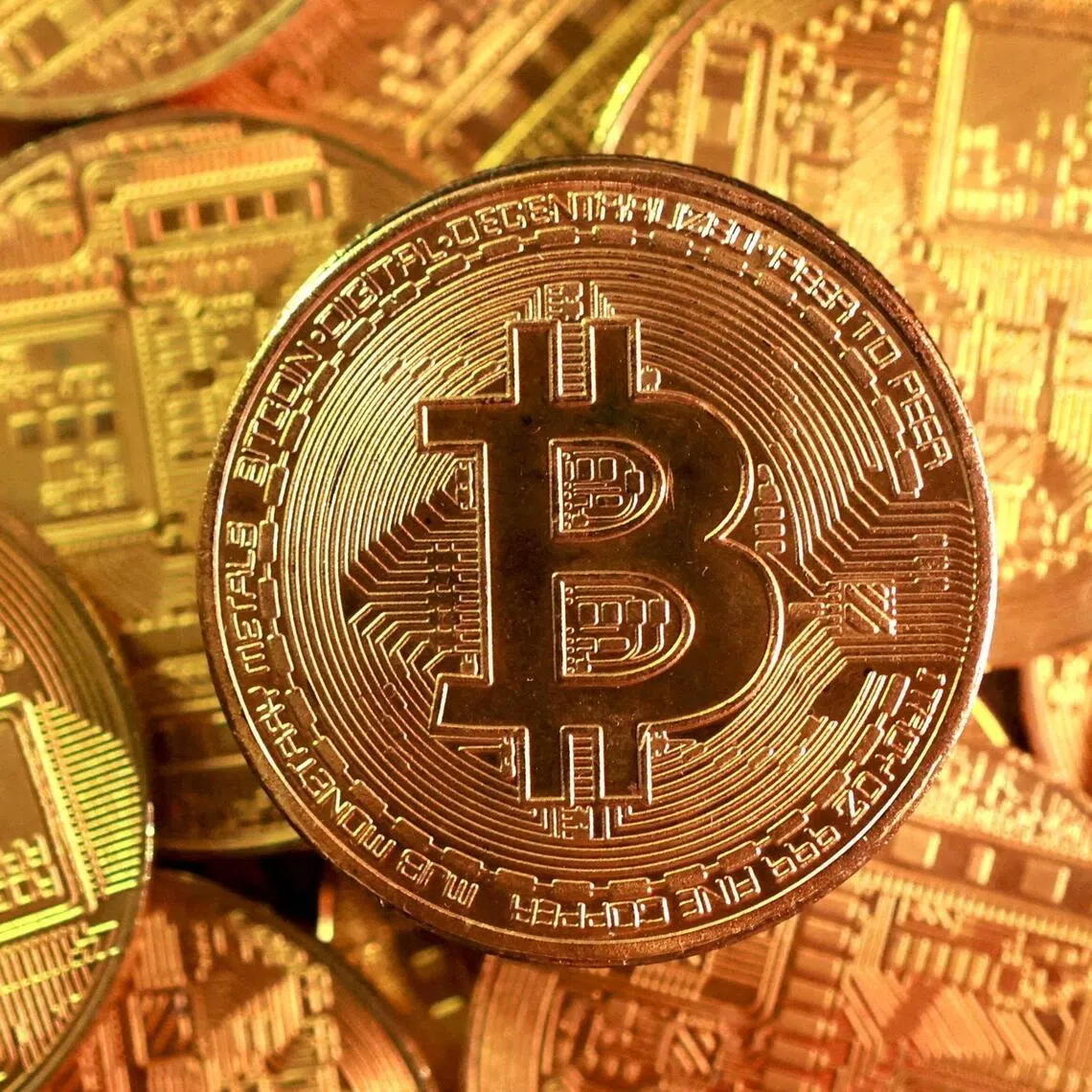 Bitcoin had dropped as much as 3.8 per cent the previous day.