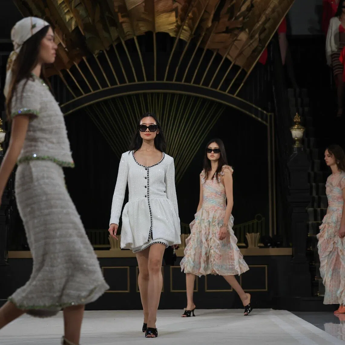 Chanel presented its 2025/26 Cruise collection at Raffles Hotel on Nov 4, 2025.