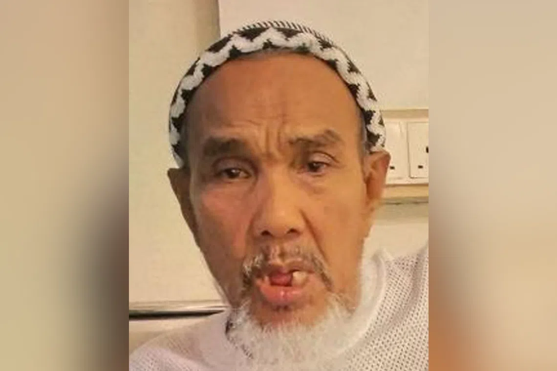 Mr Jumalah Samsudin, 75, was last seen in Jurong West on April 30.