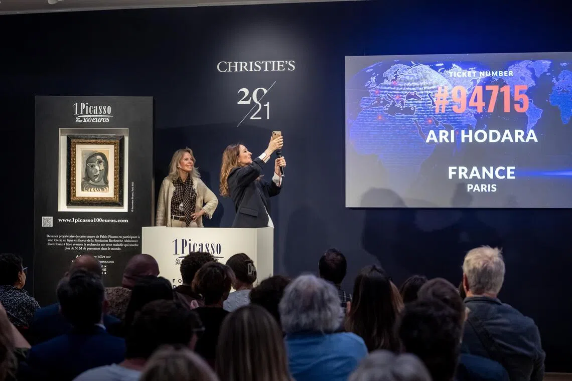 Paris engineer wins Picasso painting at charity auction, with $150 ticket