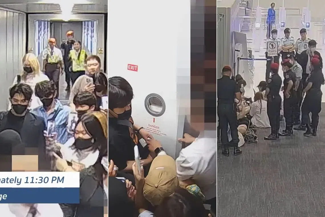 Thai airport apologises over treatment of fans mobbing Double Helix stars Ayden Sng, Lv Sitong