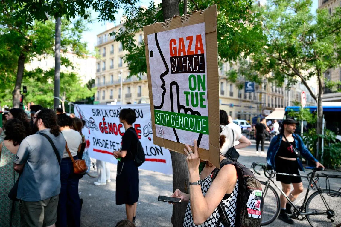 Rights groups, lawyers and some Israeli historians have described the Gaza war as “genocide” and called for a ceasefire.
