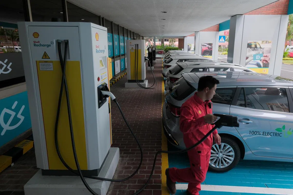 By 2030, Shell wants to halve emissions generated from its own operations in Singapore.