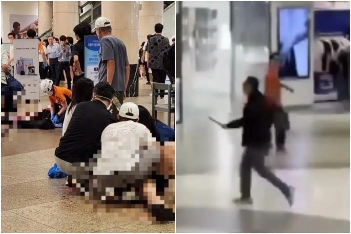One killed, at least 14 hurt in stabbing spree at mall in affluent ...