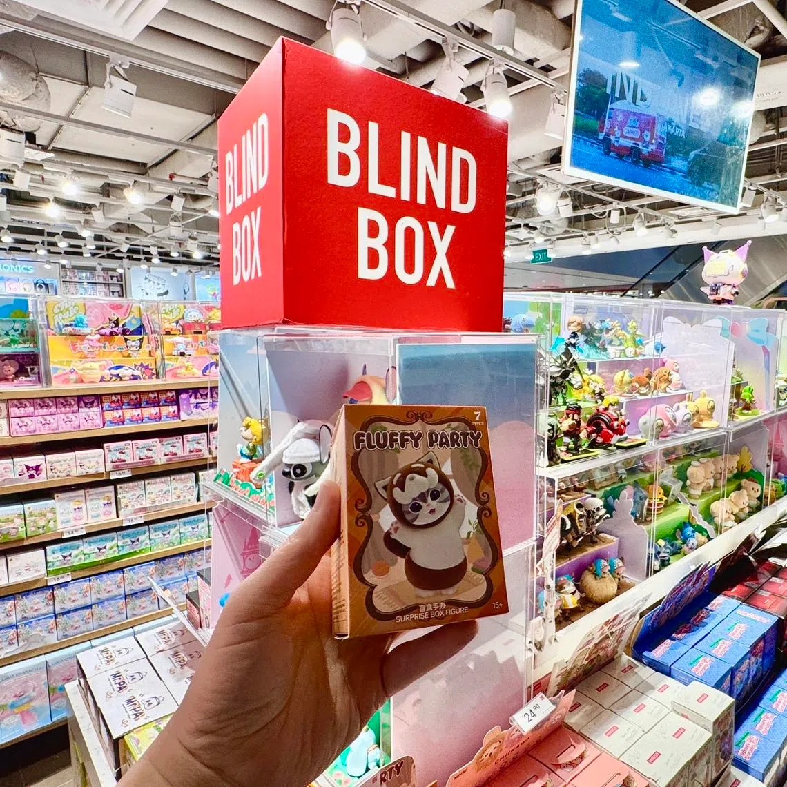 Blind boxes are sealed packages that contain random collectibles from a stated series, such as trading cards, figurines, toys or accessories.
