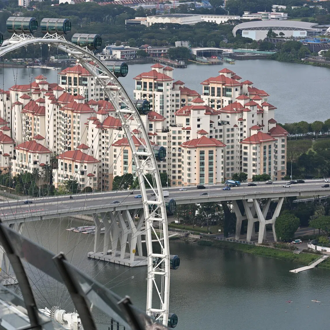 URA said the bridge should make a visual statement in the Marina Channel and complement the design of the Benjamin Sheares Bridge.