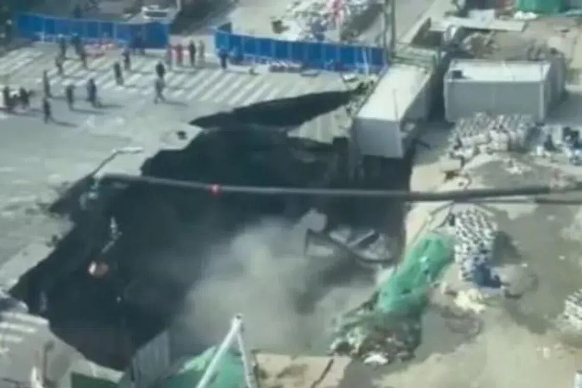 The local authorities confirmed there were no casualties.