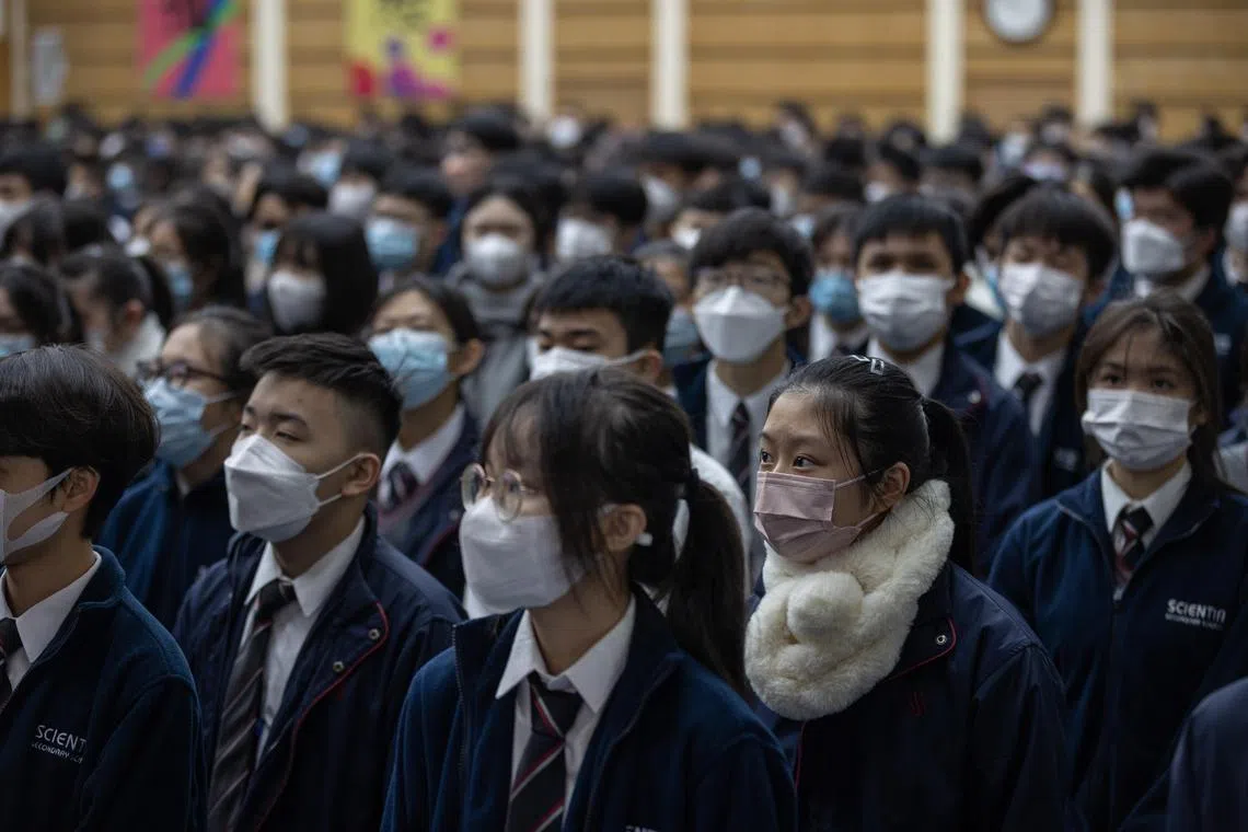 Students in Shanghai must study at home from next week.