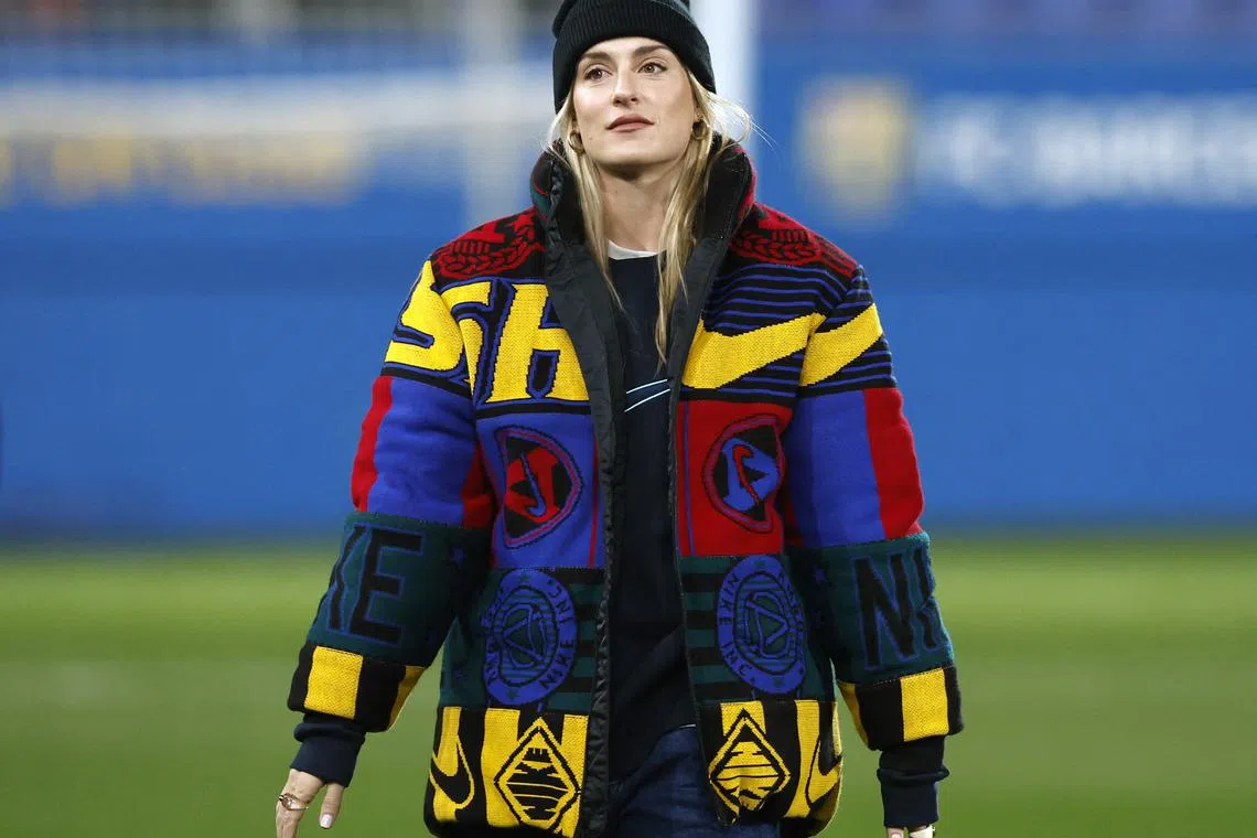 FILE PHOTO: Soccer Football - Women's Champions League - Group A - FC Barcelona v FC Rosengard - Estadi Johan Cruyff, Barcelona, Spain - December 21, 2023 FC Barcelona's Alexia Putellas after the match REUTERS/Albert Gea