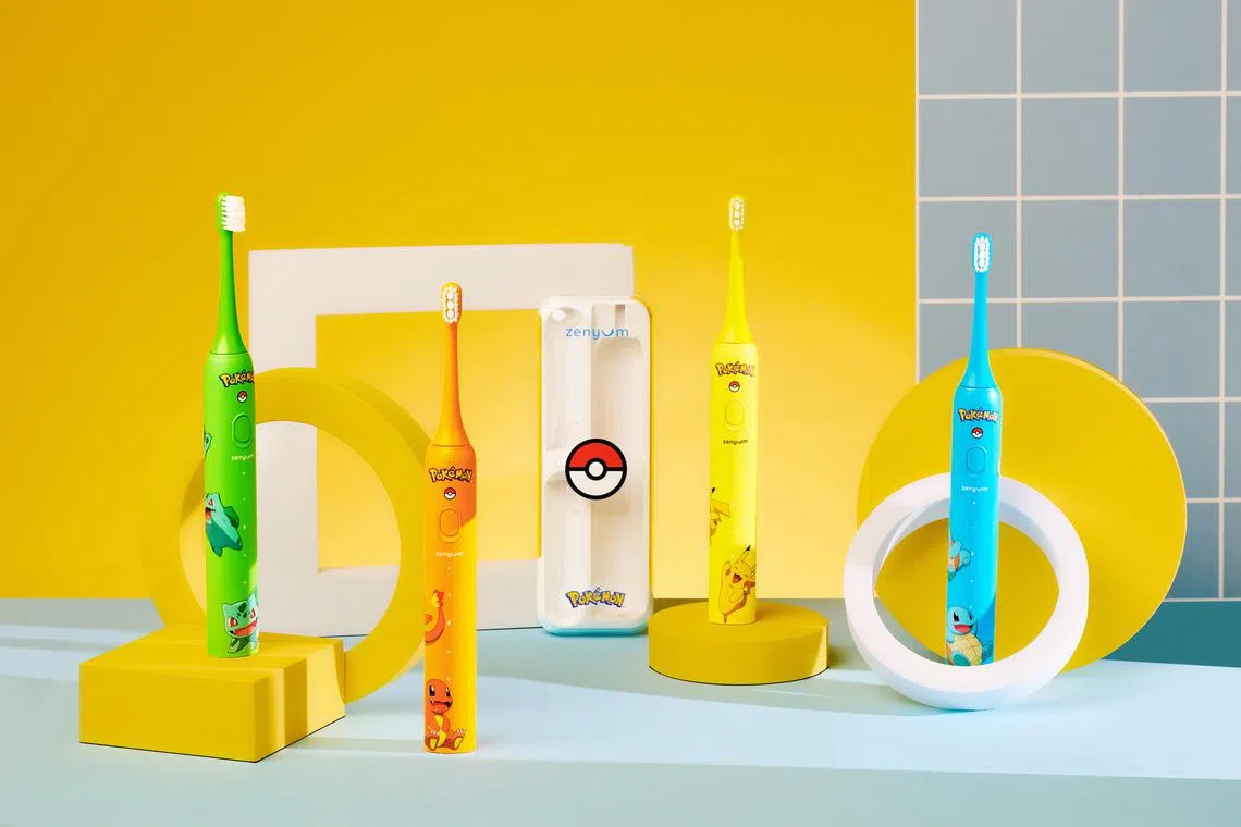 The ZenyumSonic Go Pokémon Collection comprises four colourways, with each corresponding to a different character.