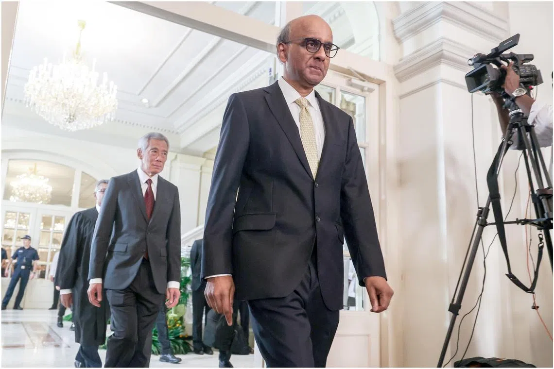 President Tharman Shanmugaratnam was sworn in as Singapore's ninth president on Sept 14. 