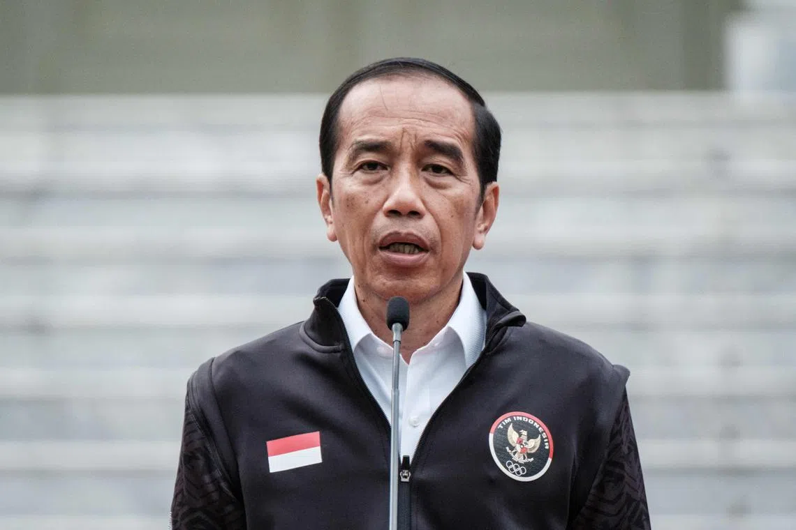 The furore has prompted Mr Joko Widodo to repeatedly clarify his stance and even show reporters print-outs of the election law to clear his name.