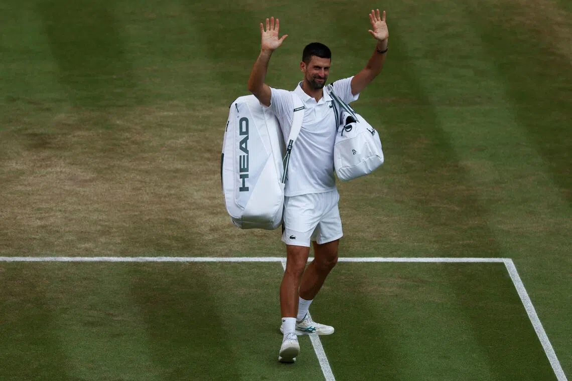 Novak Djokovic’s return to tennis will come almost a month after he crashed out of the Wimbledon semi-finals at the hands of Jannik Sinner.