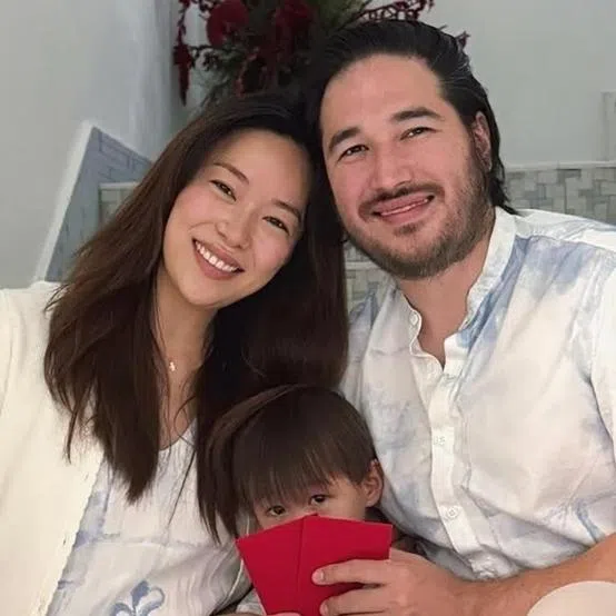 (Clockwise from top left) Jin Yinji and Pan Lingling, Zoe Tay and Romeo Tan, Rebecca Lim with her two-year-old son and husband Matthew Webster, and Christopher Lee with Zed and Fann Wong.