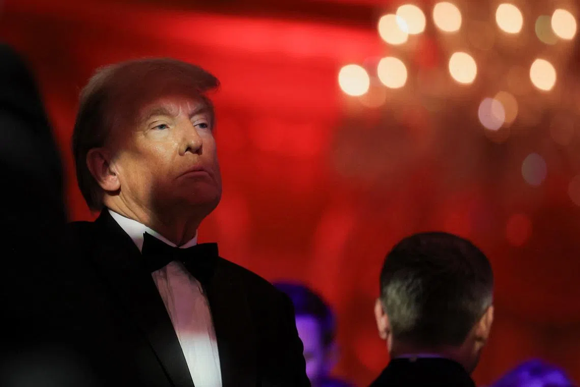 U.S. President-elect Donald Trump attends the America First Policy Institute (AFPI) gala at Mar-A-Lago in Palm Beach, Florida, U.S., November 14, 2024. REUTERS/Carlos Barria/File Photo