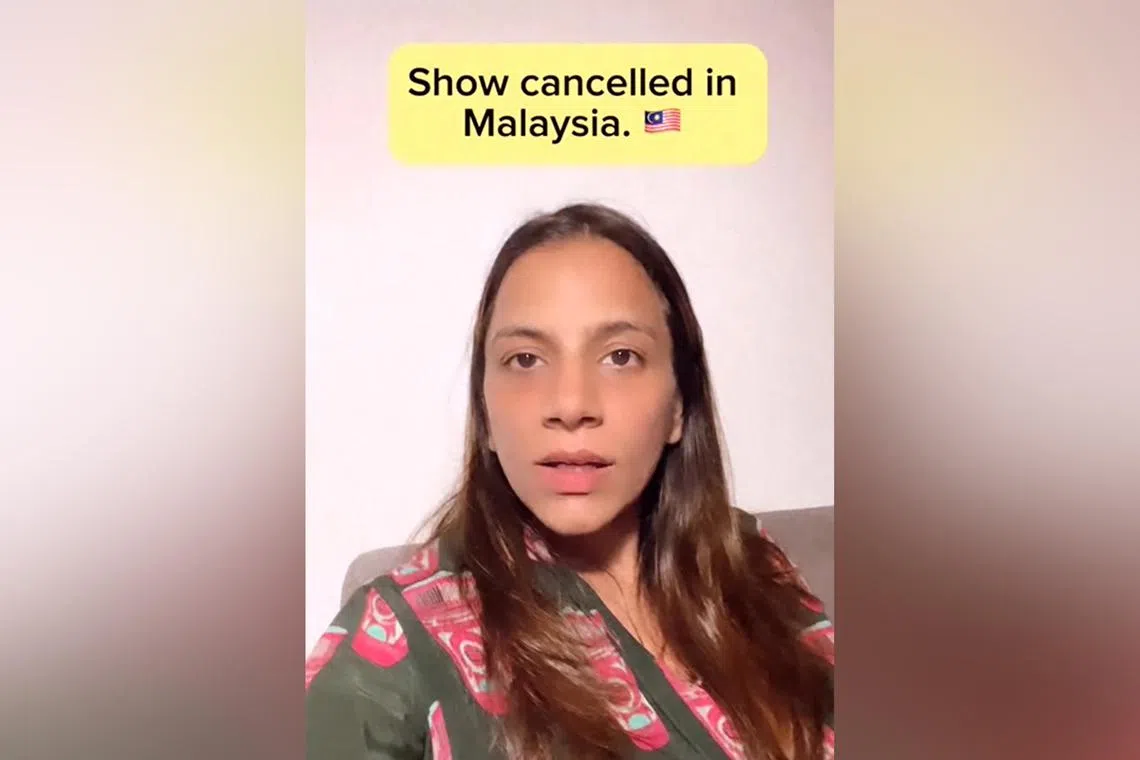 When contacted, Ms Channa said that the show’s cancellation was a pity, and she thanked Malaysian fans for their support.