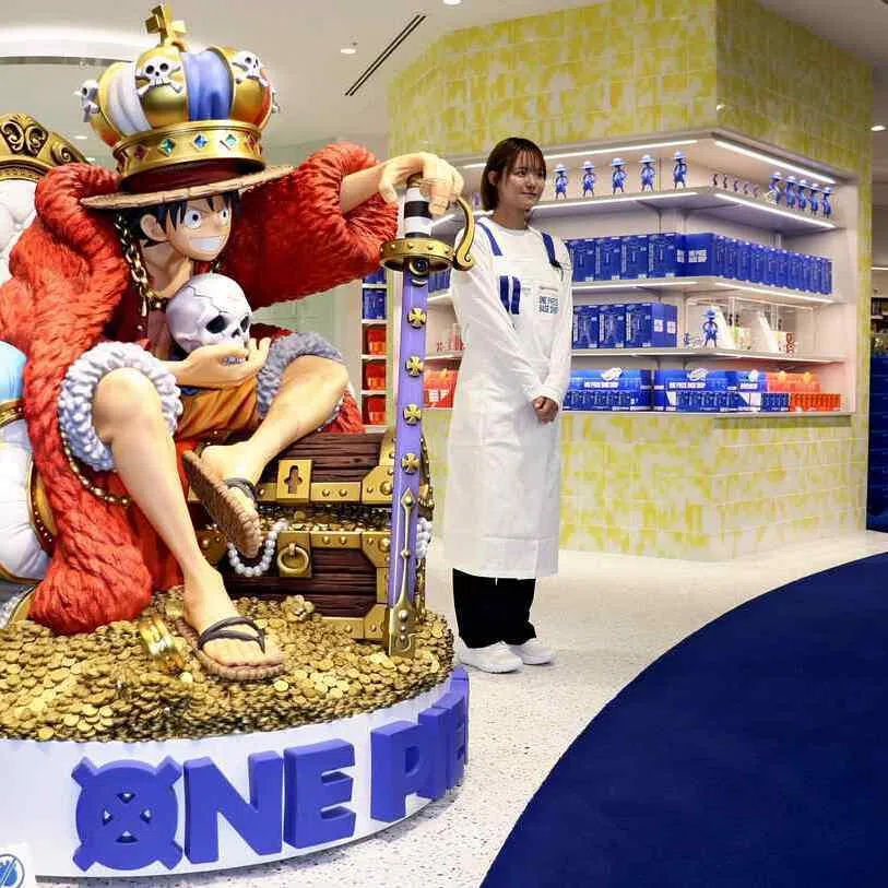 The first official flagship store for the popular manga “One Piece” was unveiled in Tokyo's bustling Shinjuku district.