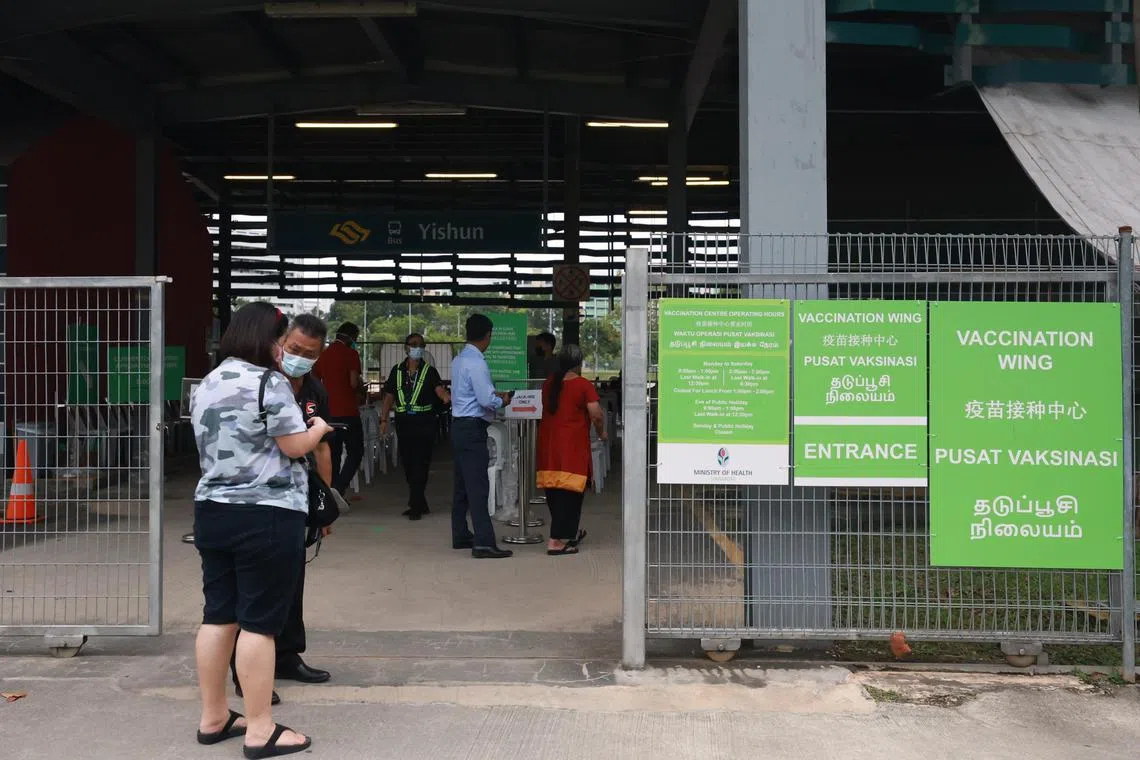 Vaccination for children will be relocated to selected JTVCs, which will then offer both adult and child vaccinations.