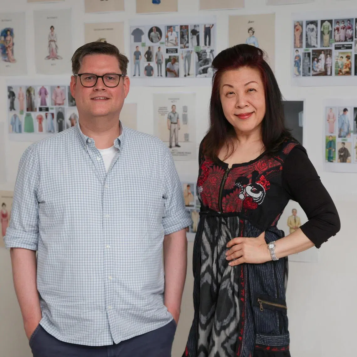 Director Harry Fehr (left) and soprano Nancy Yuen, who stars as Cio-Cio-San in the Singapore Lyric Opera’s staging of Madama Butterfly from July 2 to 4.