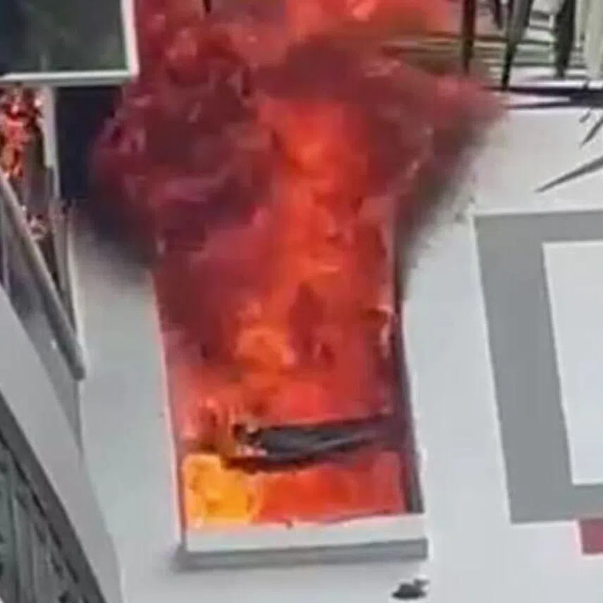 A fire broke out in the bedroom of a 16th-floor HDB unit in Bukit Batok on Dec 30. 