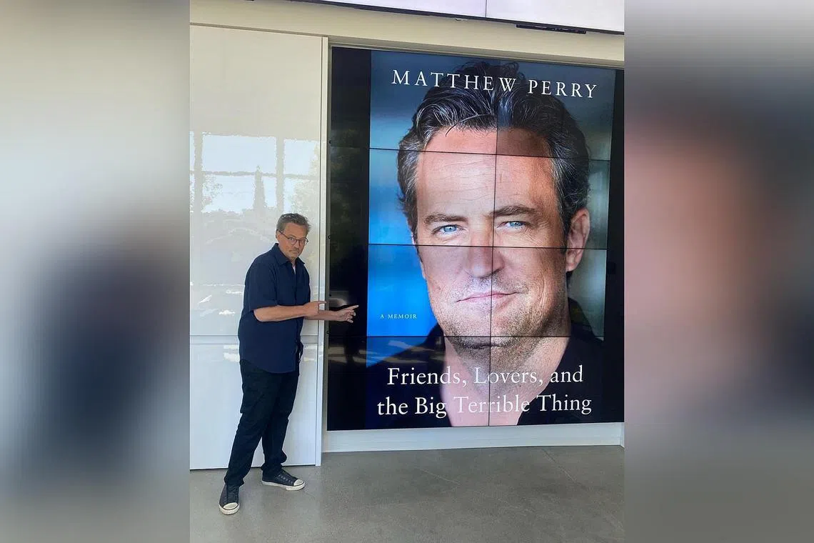 In Matthew Perry's memoir, Friends, Lovers and the Big Terrible Thing, Keanu Reeves is mentioned a couple of times.