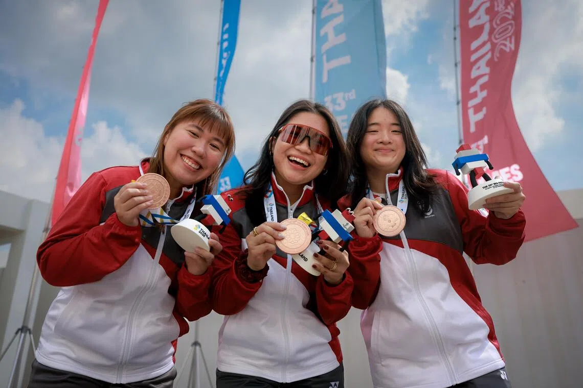 SEA Games 2025: Singapore shooters claim bronze in women’s 10m rifle team event