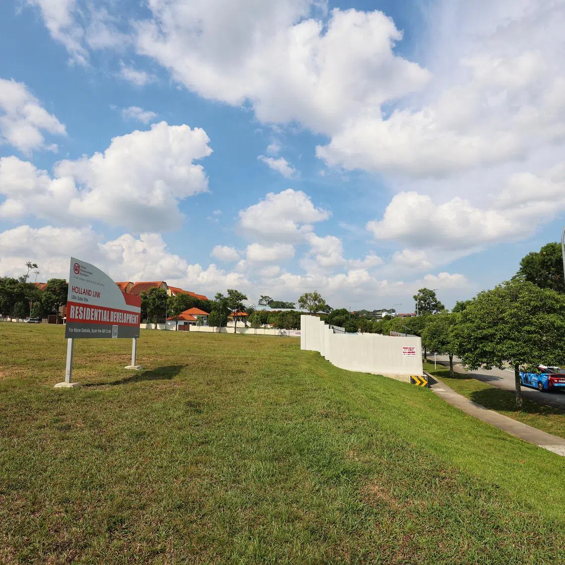 The Holland Link plot, with a site area of 183,729 sq ft, can be developed into a six-storey project.