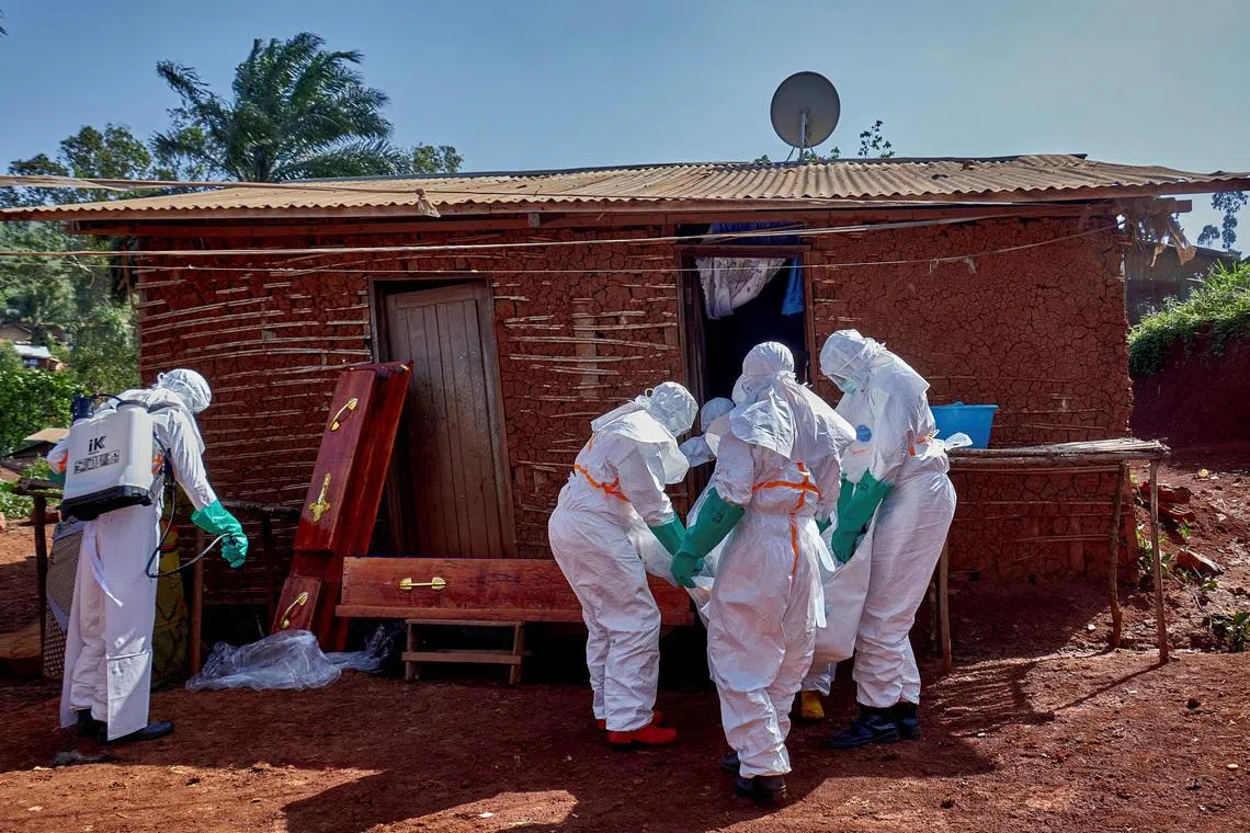 A cracked coffin, a funeral and the hunt for Ebola