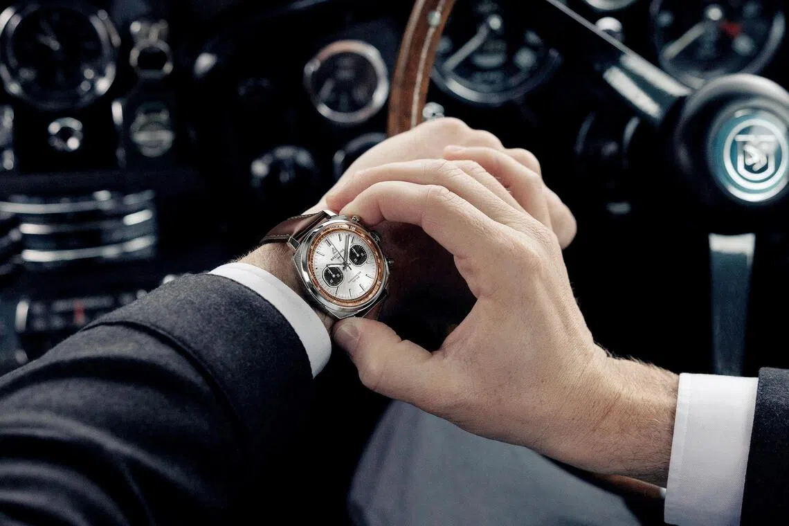 Breitling launched three limited edition timepieces as a tribute to the Aston Martin DB5 as part of the partnership between the two companies.