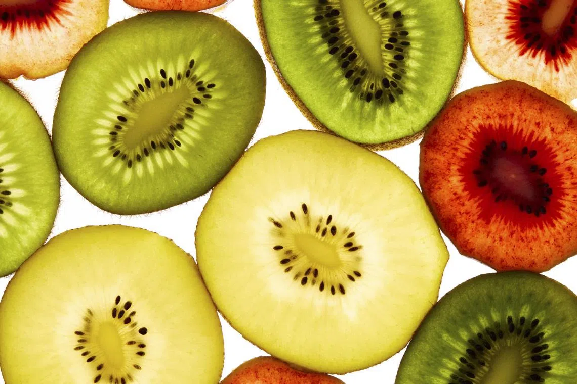 These brown, fuzzy fruit with green, yellow or even red flesh are packed with beneficial nutrients, vitamin C and fibre.