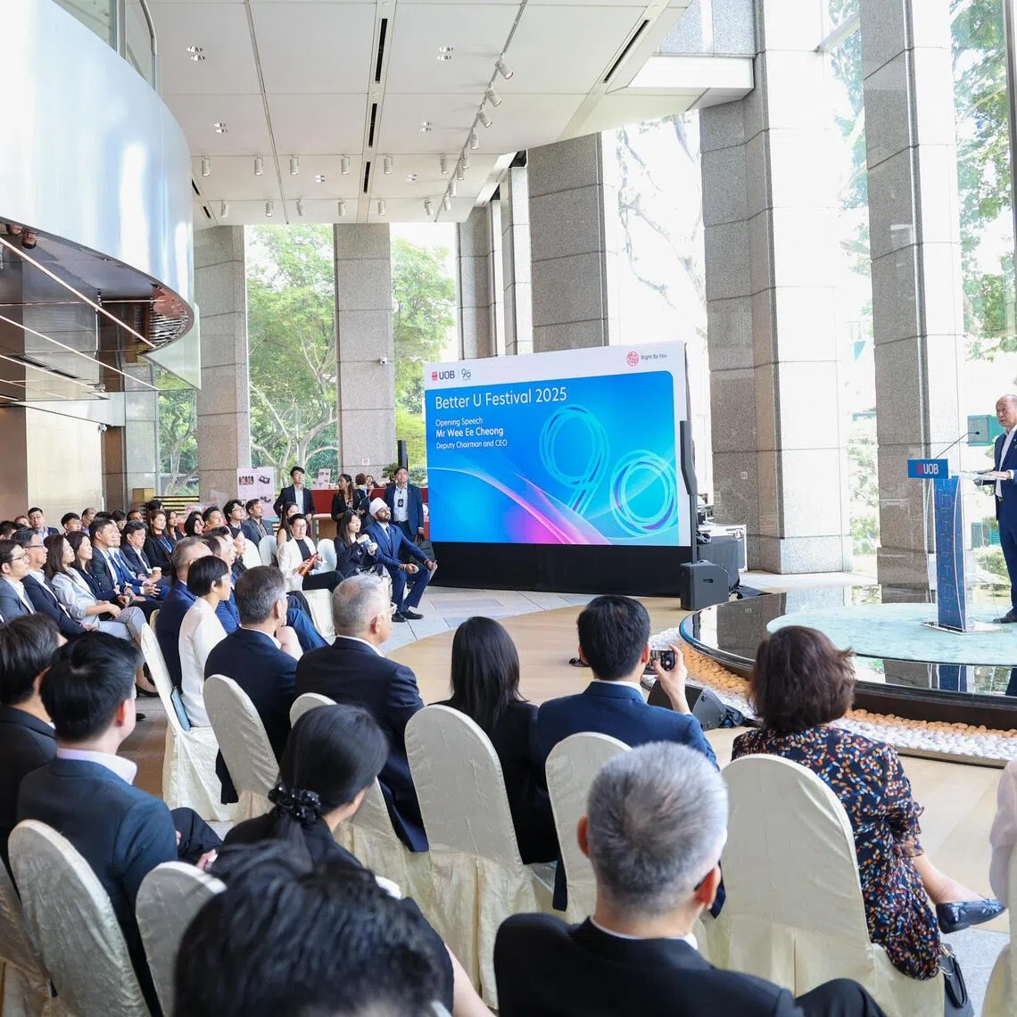 CMG20251001-ChuaKT01 蔡家增/卢慧菁 UOB Better U Festival 2025 [80 Raffles Place, UOB Plaza 1, Singapore 048624] Opening address by Mr Wee Ee Cheong, Deputy Chairman and CEO, UOB. * Embargoed till 11.30am, 01 oct 2025. For breaking news.
