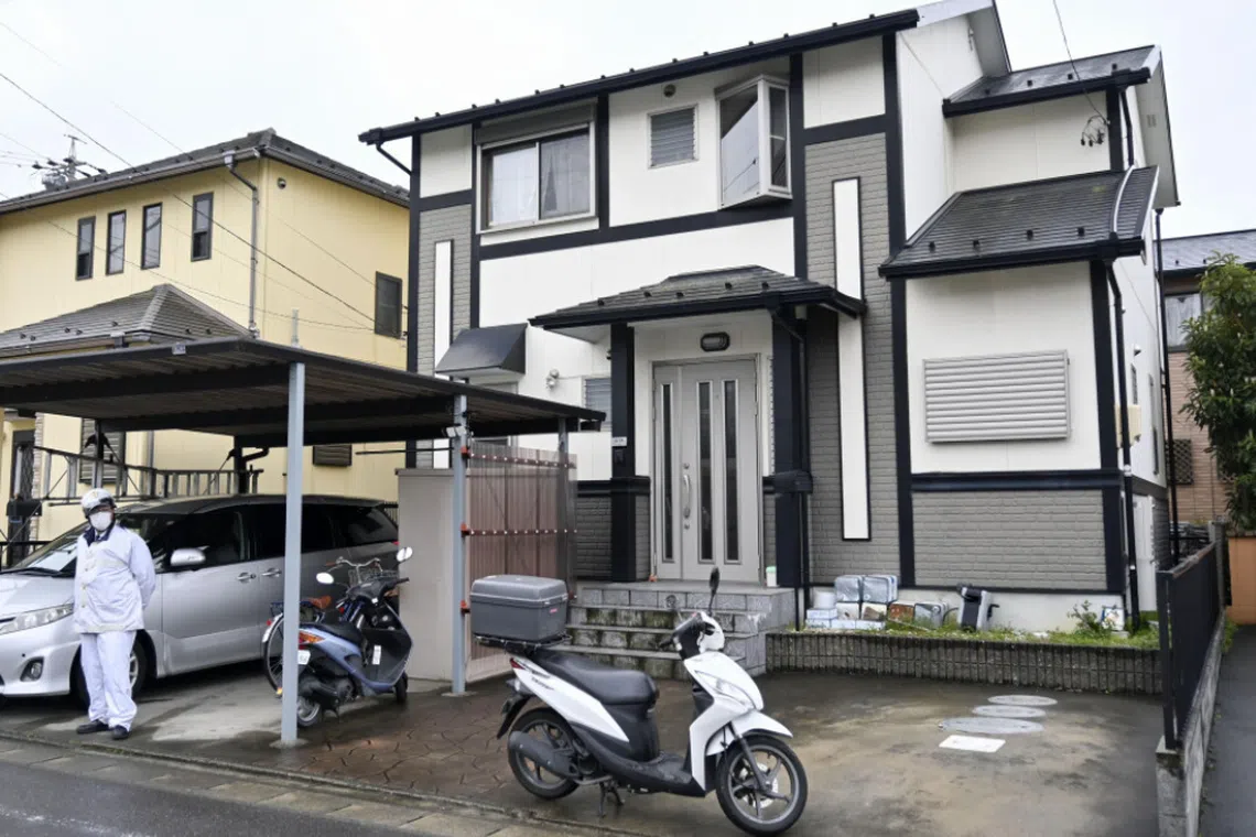 The girl's body was found in a closet at a house in Ichinomiya, Aichi Prefecture on March 31.