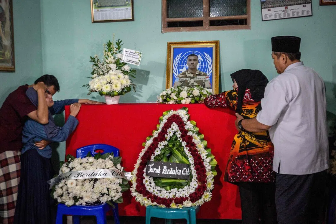 Indonesia lays to rest peacekeepers killed in Lebanon