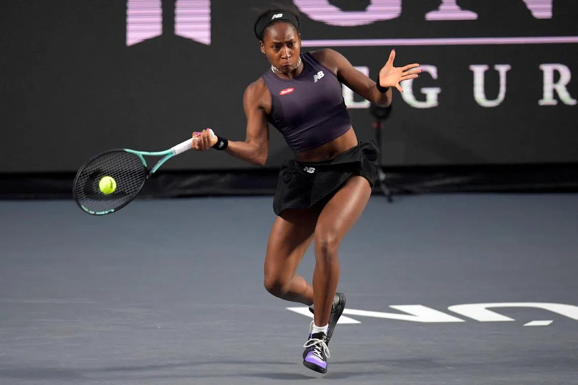 American Coco Gauff is hoping to retain the Auckland Classic title which she won in 2023.