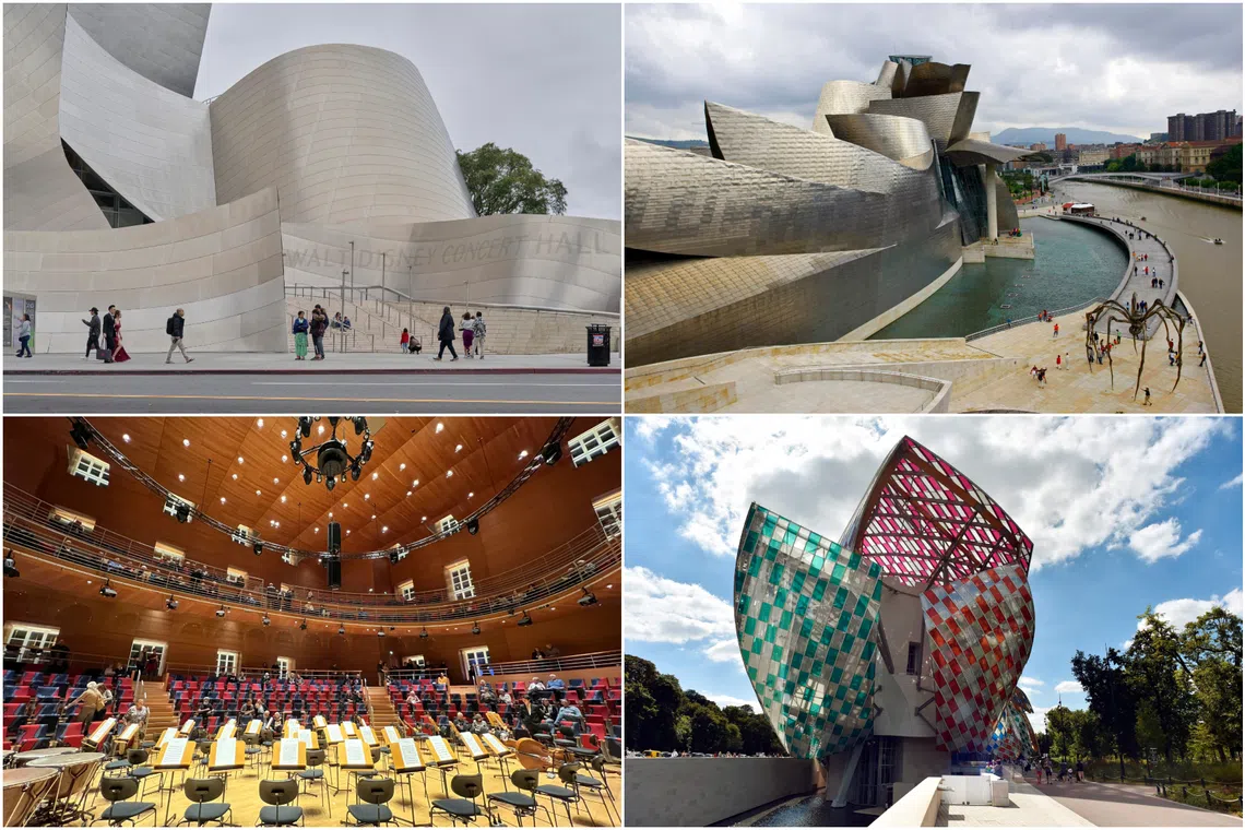 Celebrated American architect Frank Gehry left behind playful, polarising buildings across the globe.