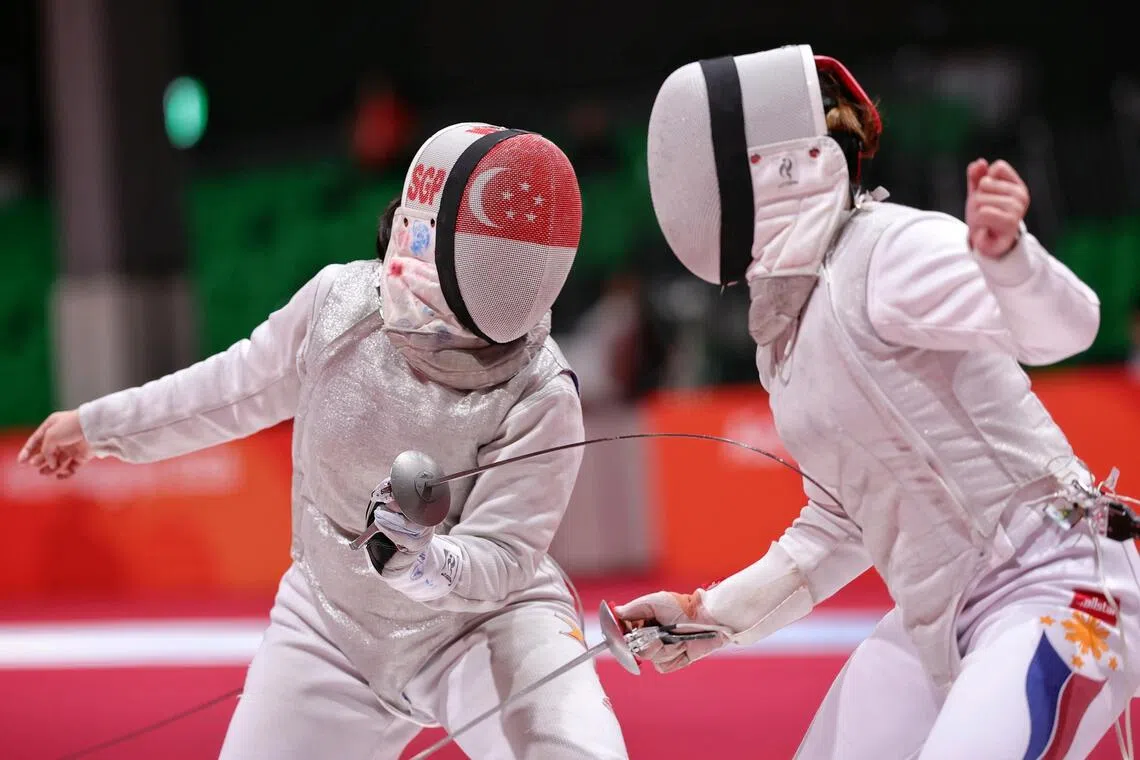 Singapore’s Maxine Wong scores first Asian Games individual fencing medal