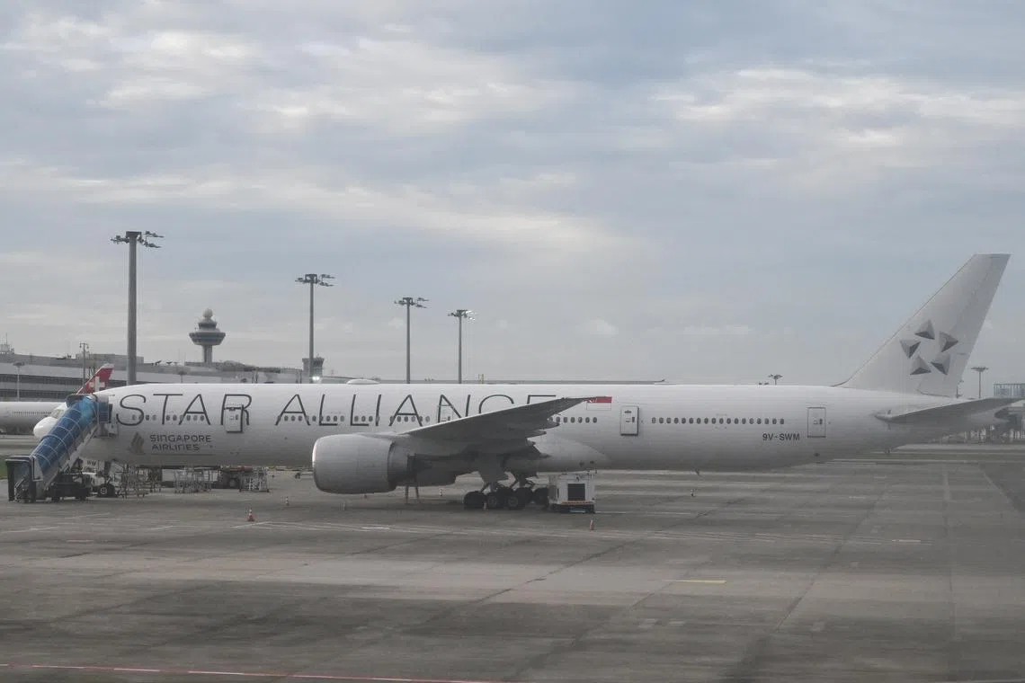 Flight SQ321 was flown back to Singapore on May 26.